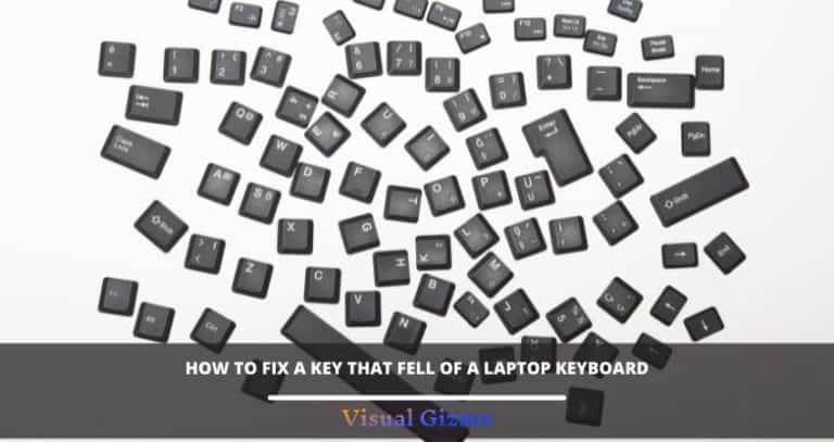 How To Fix A Key That Fell Of A Laptop Keyboard